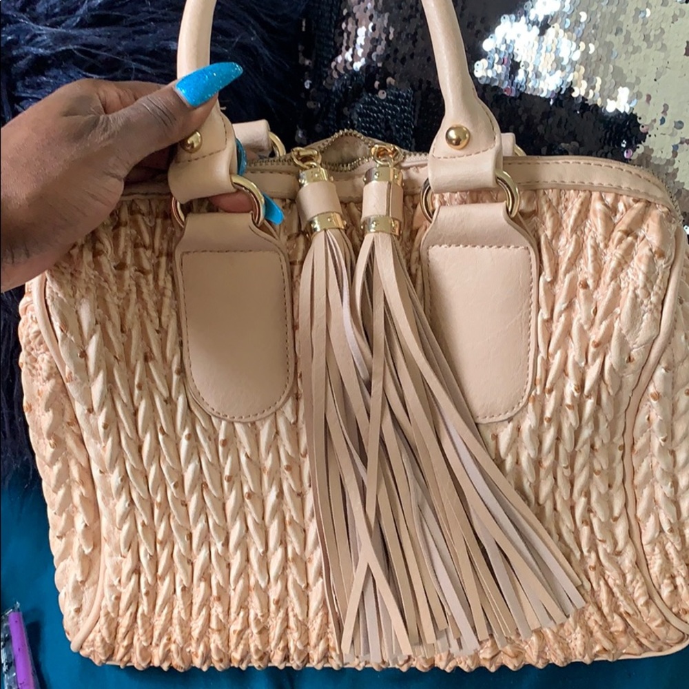 Beautiful two tone light pink bag